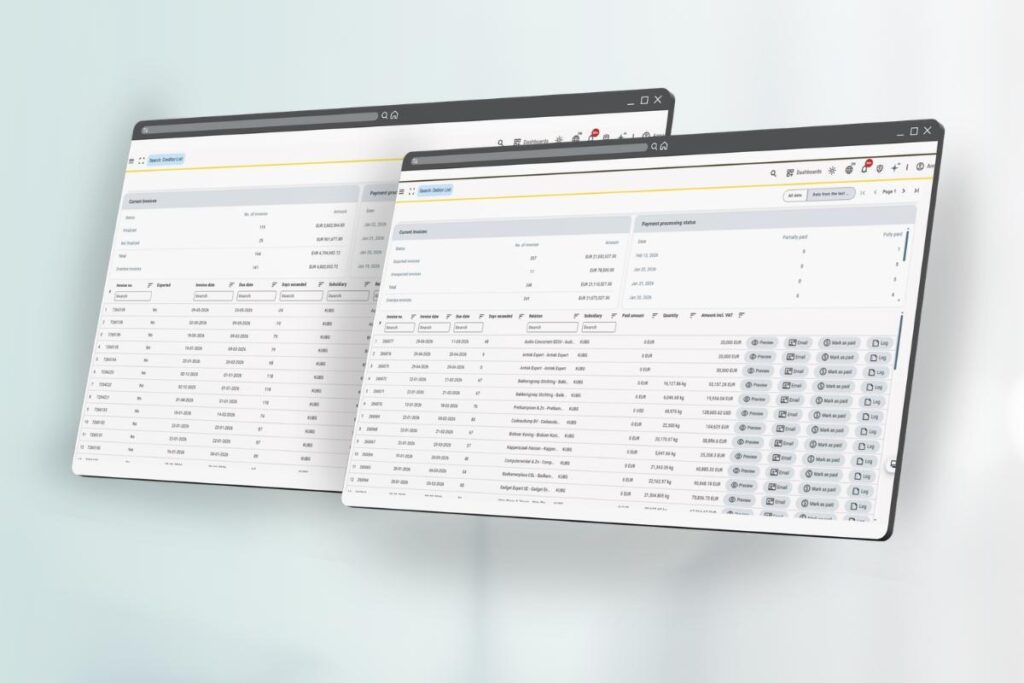 New Debtor and Creditor Screens
